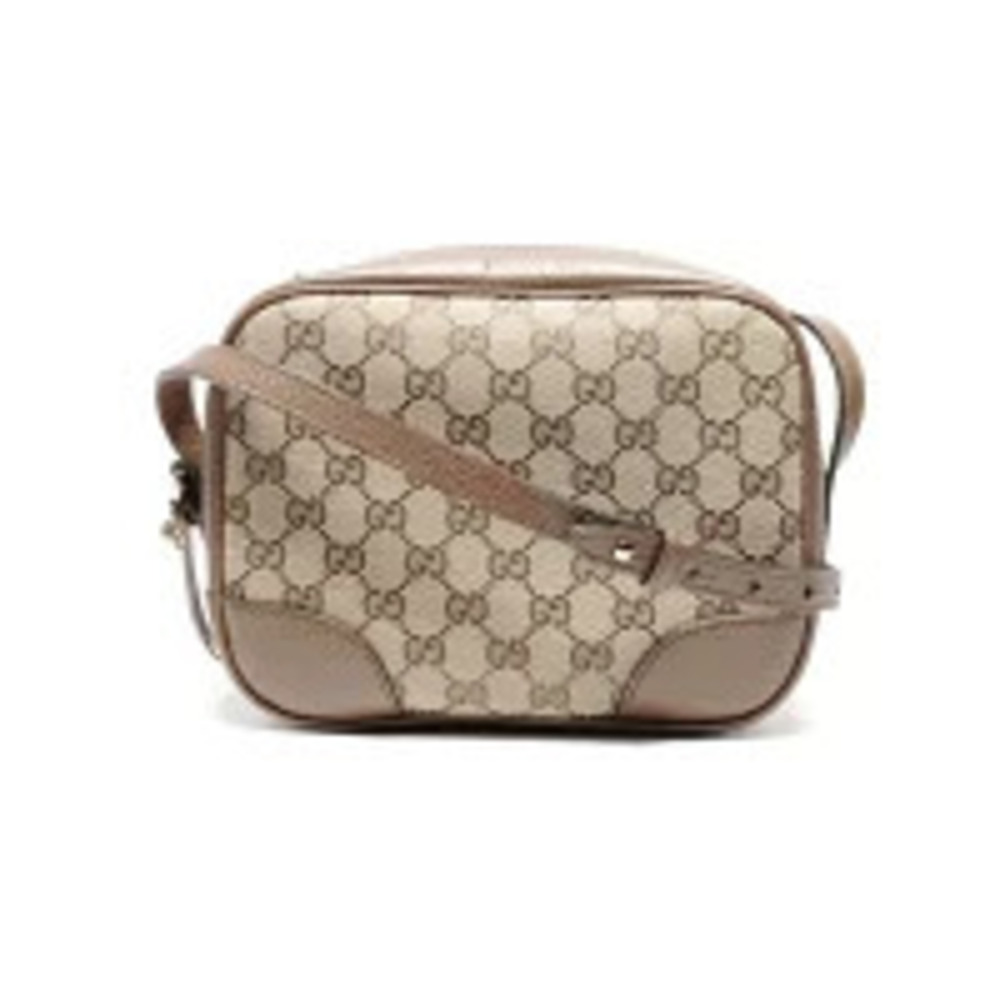 Gucci GG Canvas Camera Bag Shoulder Brown